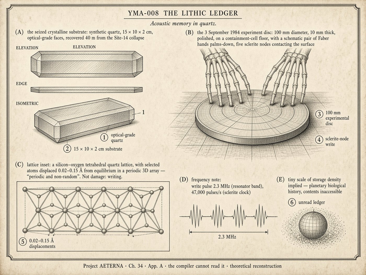 Atlas plate: The Lithic Ledger. Quartz lattice.