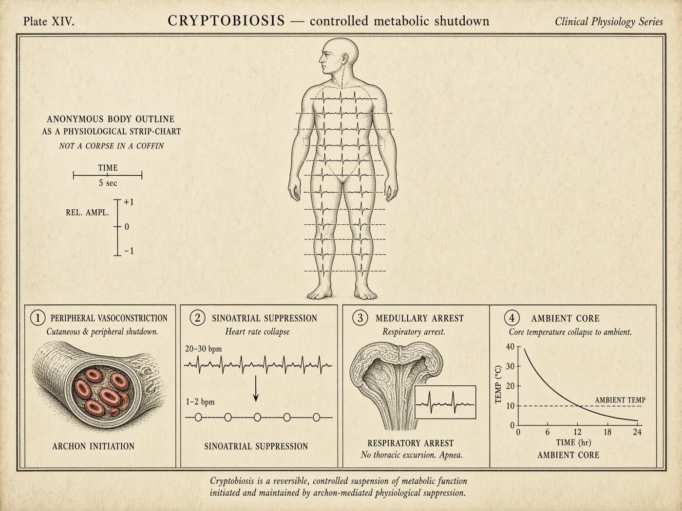 Atlas plate: Cryptobiosis. Autonomic brainstem.