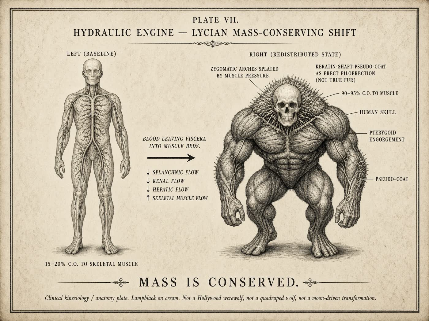 Atlas plate: The hydraulic engine. Skeletal muscle bed.